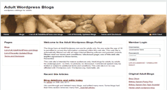 Desktop Screenshot of adultwordpress.com